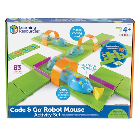 Learning Resources Code + Go Robot Mouse Activity Set 2831